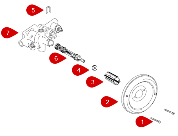 Moen 1225 shop cartridge replacement